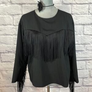 Asos fringe blouse